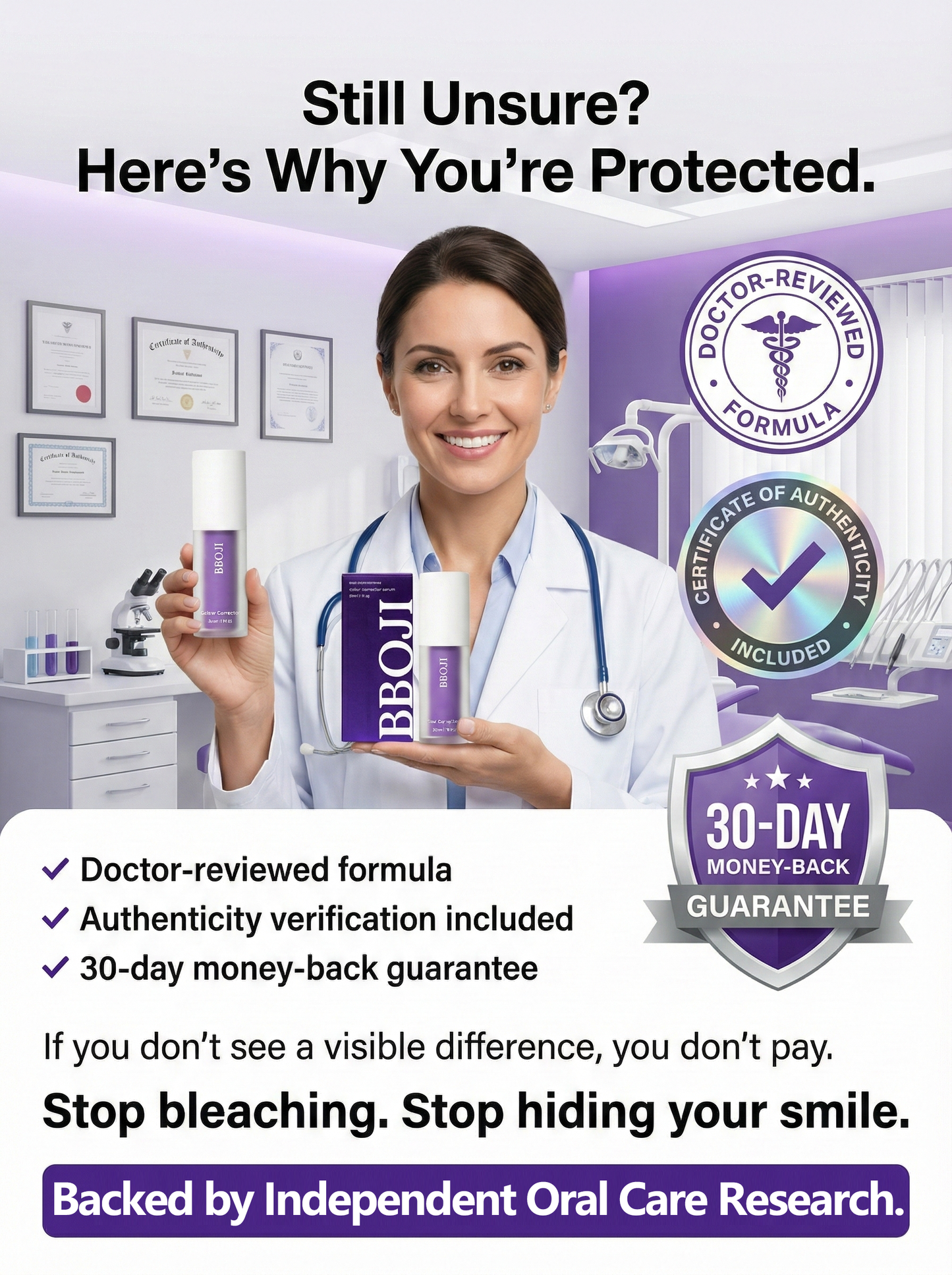 🦷BBOJI Teeth Whitening Gel  Colour Corrector